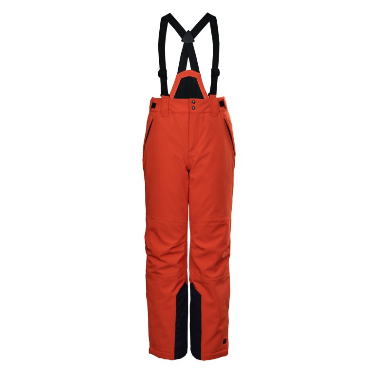 Killtec Winter-Skihose KSW 79 (wasserdicht, atmungsaktiv, PFC-frei, Schneefang, Kantenschutz) orange Kinder